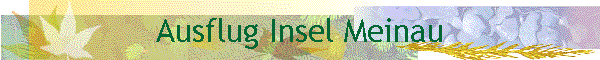 Ausflug Insel Meinau