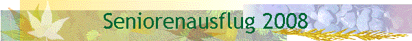 Seniorenausflug 2008