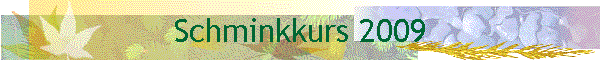 Schminkkurs 2009