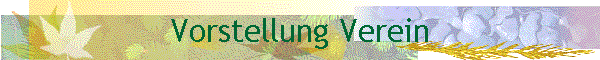 Vorstellung Verein