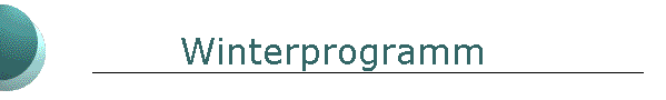 Winterprogramm