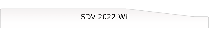 SDV 2022 Wil